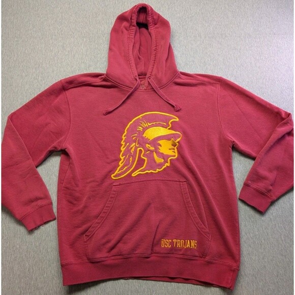 Vintage Pro Player 2 Pp2 USC Trojans Embroidered Hoodie Size Medium Worn Well - Picture 1 of 14
